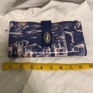 Patricia Nash Blue Artistic Wallet
